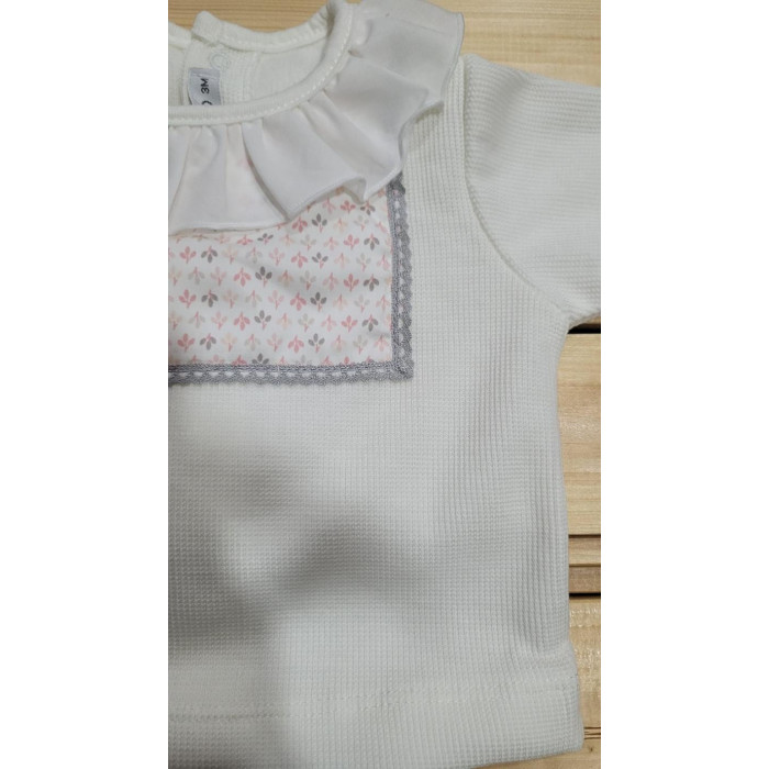 JERSEY PUNTO BEIG+RANITA VENECIA ROSA