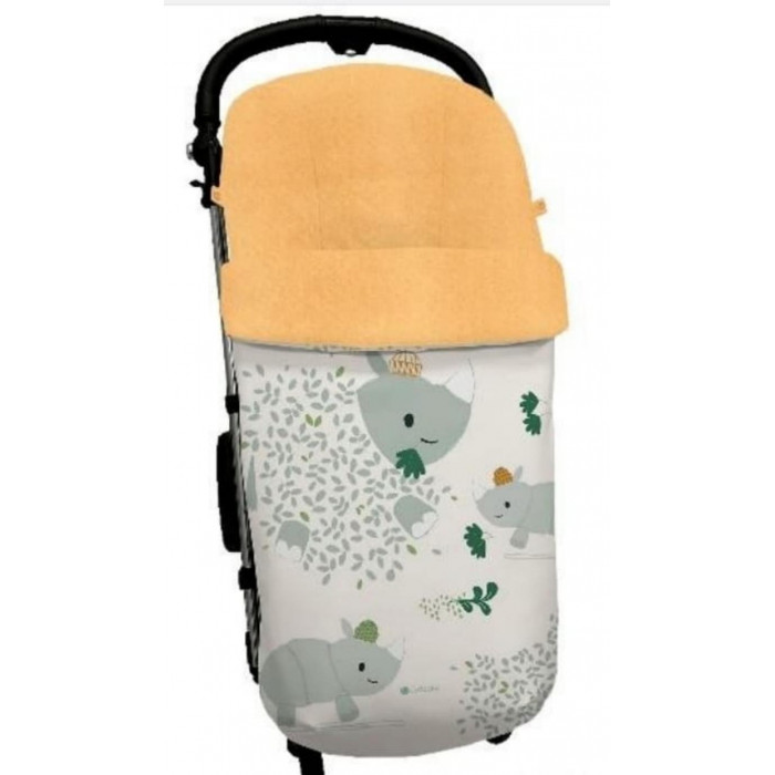 SACO SILLA RINOCERONTE PELO MOSTAZA