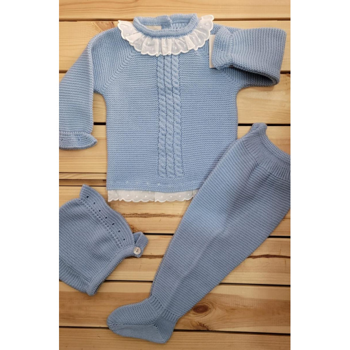 CONJUNTO 3 PIEZAS  LANA TACHON...