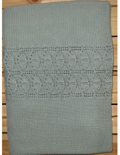 CHAL LANA CUADROS CALADOS...