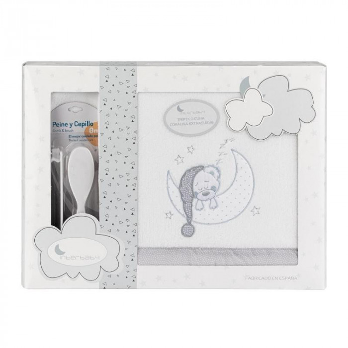 J.SAB CUNA CORALINA OSO LUNA GRIS