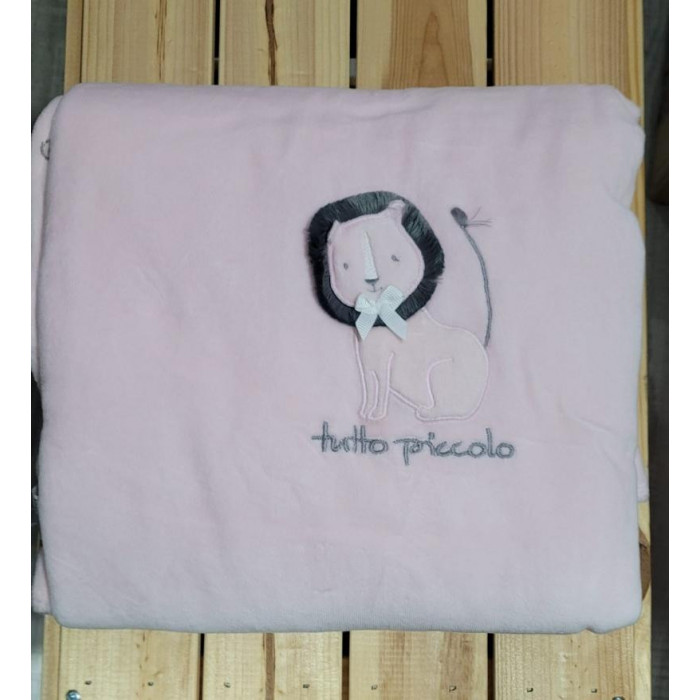 MANTA TUNDOSADO ROSA LEON GRIS