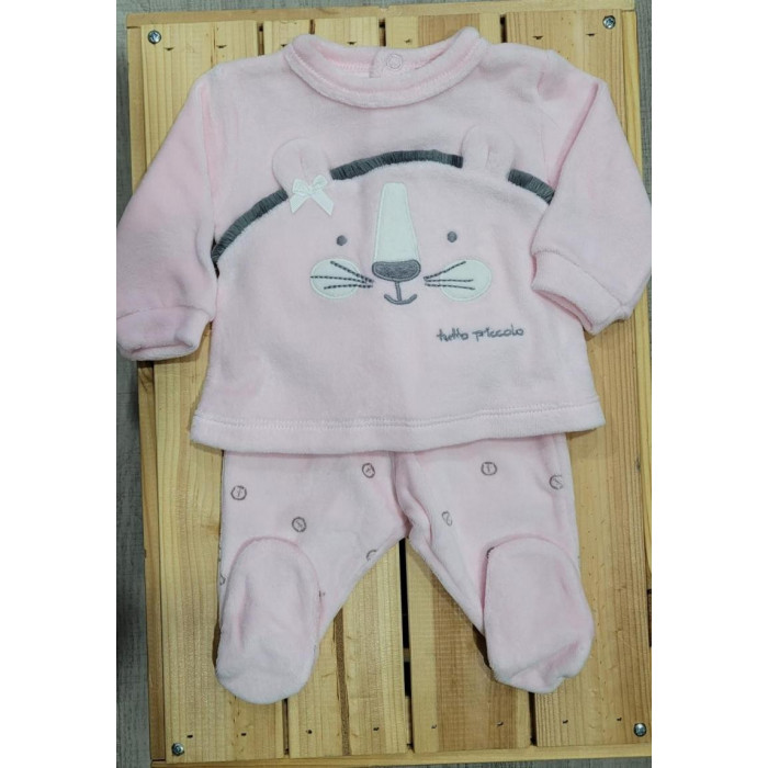 CONJ.2P TUNDOSADO ROSA LEON GRIS