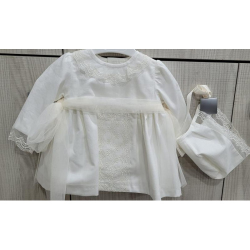 VESTIDO M/L+BRAGA+GORRO...