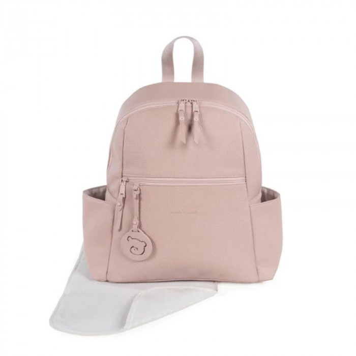MOCHILA PIEL YUMMI ROSA PASITO A PASITO