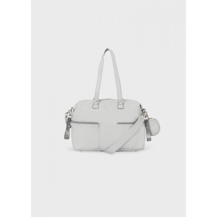 BOLSO SILLA PIEL BOLSILLOS GRIS MAYORAL