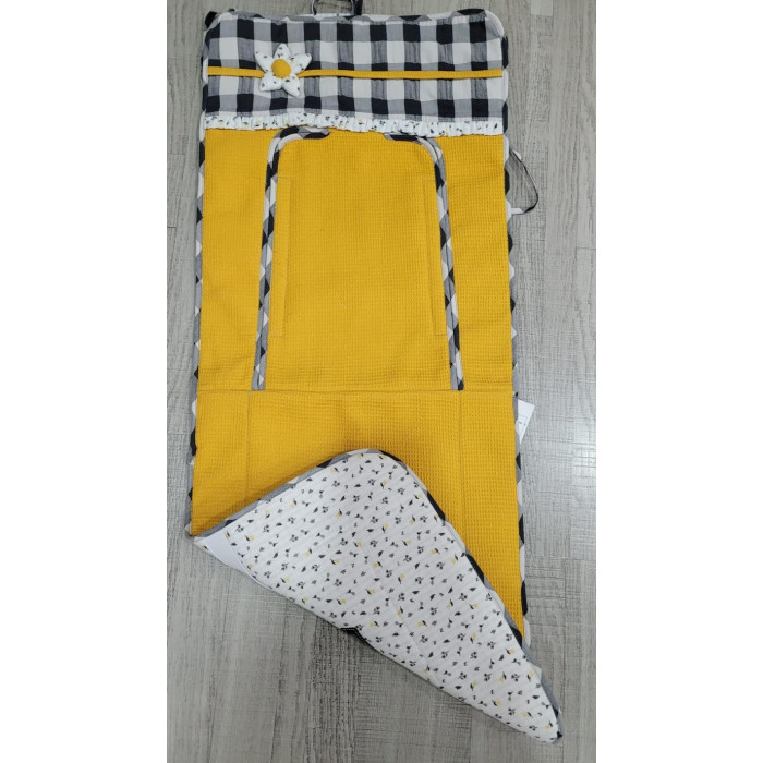 FUNDA SILLA RECTA 862 MOLLY AMARILLO