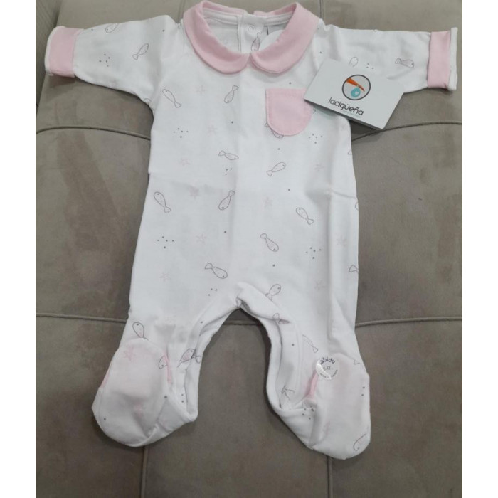 PELELE ALGODON M/L PECES ROSA