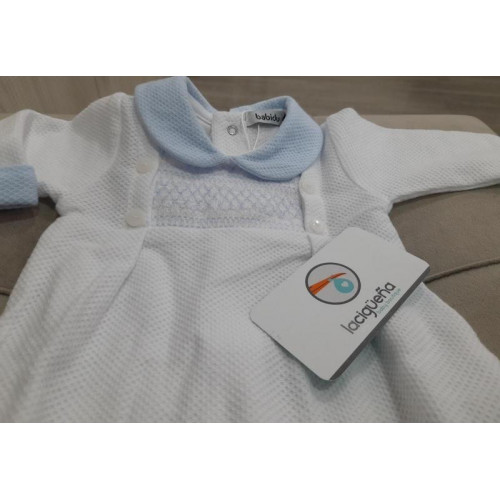 PELELE ALGODON PIQUE BLANCO...