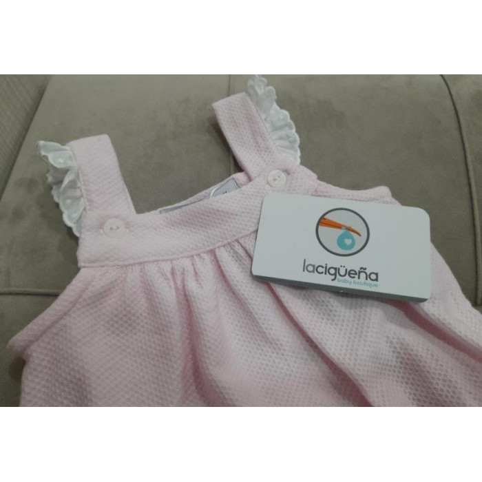 RANITA S/M ROSA VOLANTE BLANCO