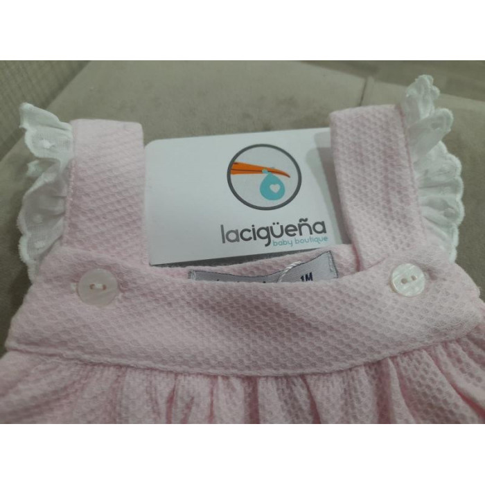 RANITA S/M ROSA VOLANTE BLANCO