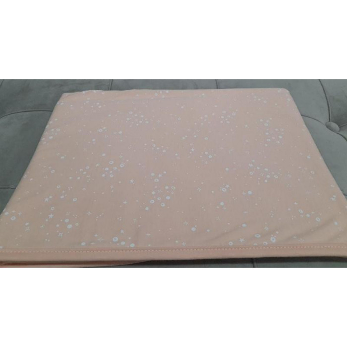 ARRULLO ALGODON SALMON STAR BLANCO