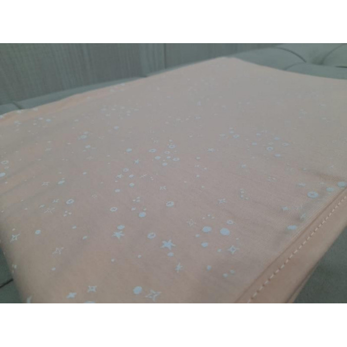 ARRULLO ALGODON SALMON STAR BLANCO