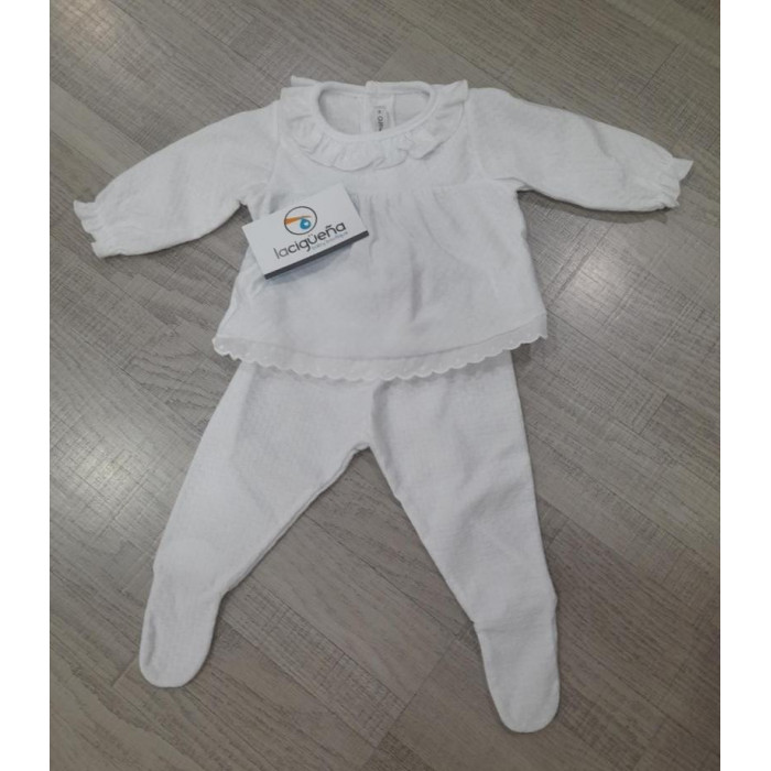 CONJ.2P ALGODON M/L TUBAN BLANCO