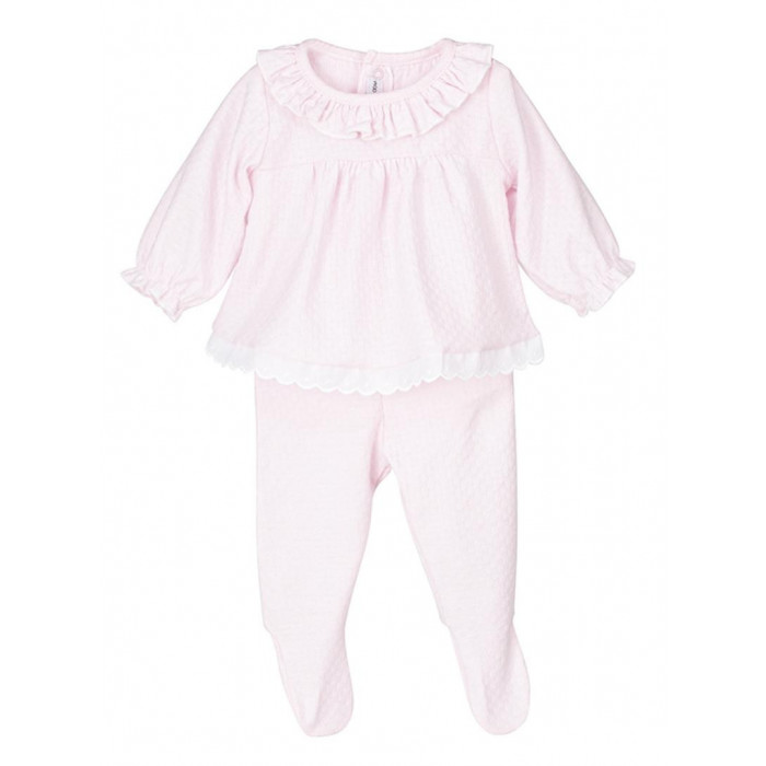 CONJ.2P ALGODON M/L TUBAN ROSA