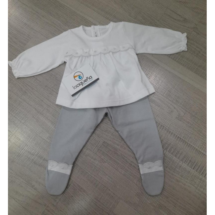 CONJ.2P ALGODON M/L YAKARTA GRIS