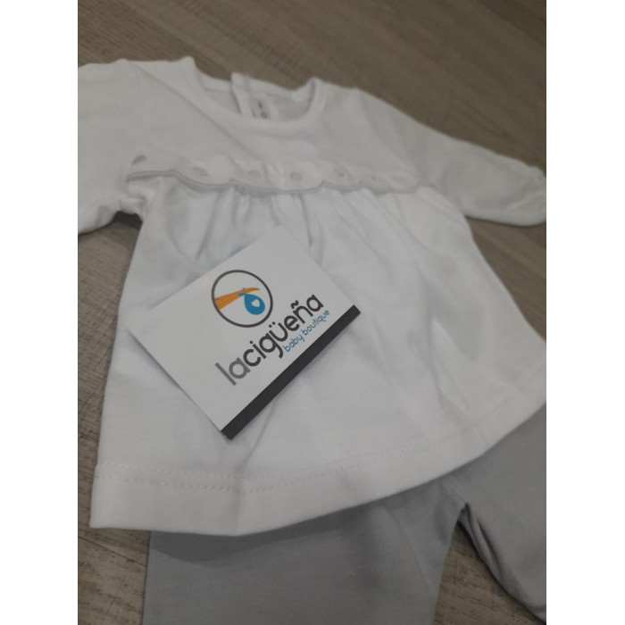 CONJ.2P ALGODON M/L YAKARTA GRIS