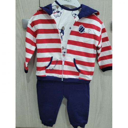 CHANDAL 3P RAYAS ROJO MAYORAL