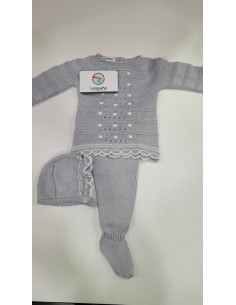 CONJ.3P HILO M/L GRIS...