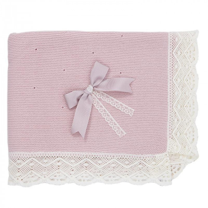 CHAL HILO ROSA EMP BOLILLO BEIG PANGASA