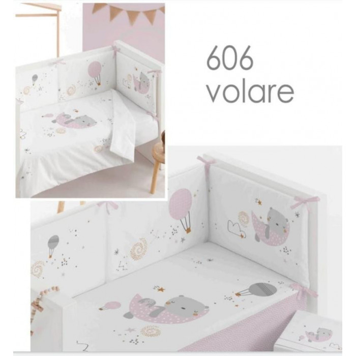 EDREDÓN + PROTECTOR 606 VOLARE ROSA