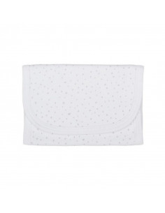 SECABABITAS BLANCO TOPOS GRIS