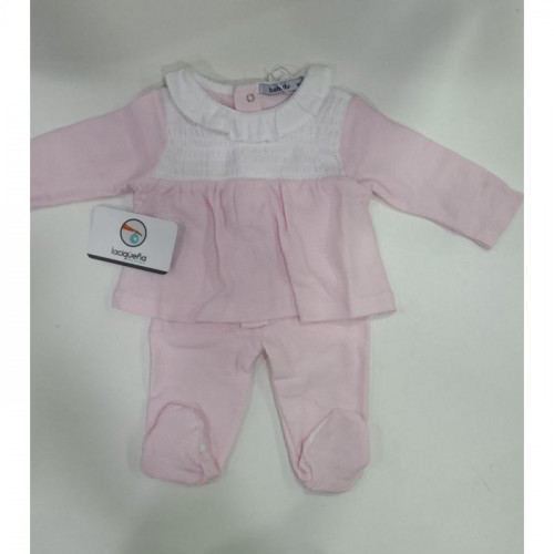 CONJ.2P ALGODON M/L ROSA...