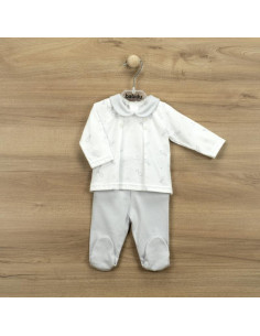 CONJ.2P ALGODON M/L BLA...