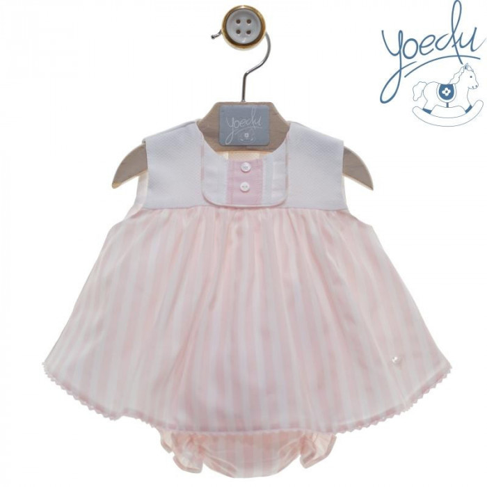 VESTIDO S/M+BRAGA S/M RAYA ANCHA ROSA...