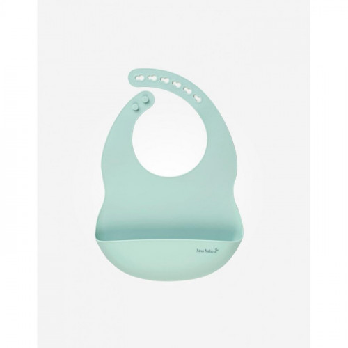 BABERO SILICONA VERDE LISO