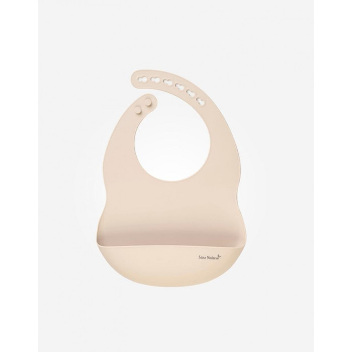 BABERO SILICONA BEIG LISO