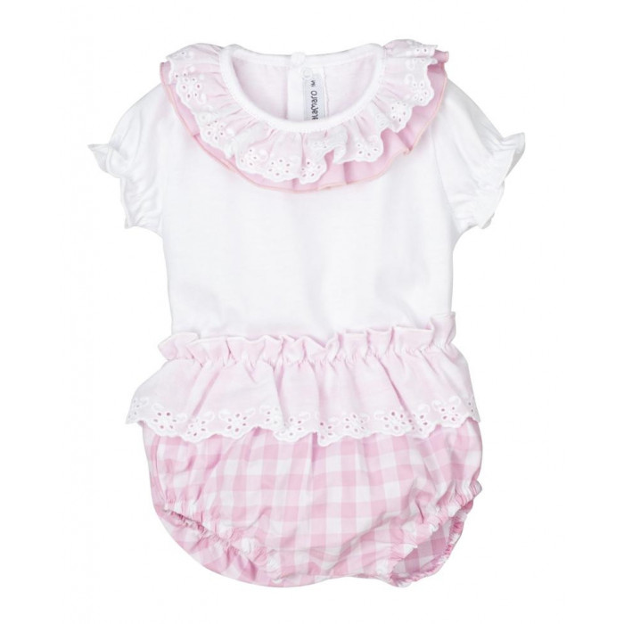 CONJ.2P M/C CUELLO VOLANTE BRAGA...