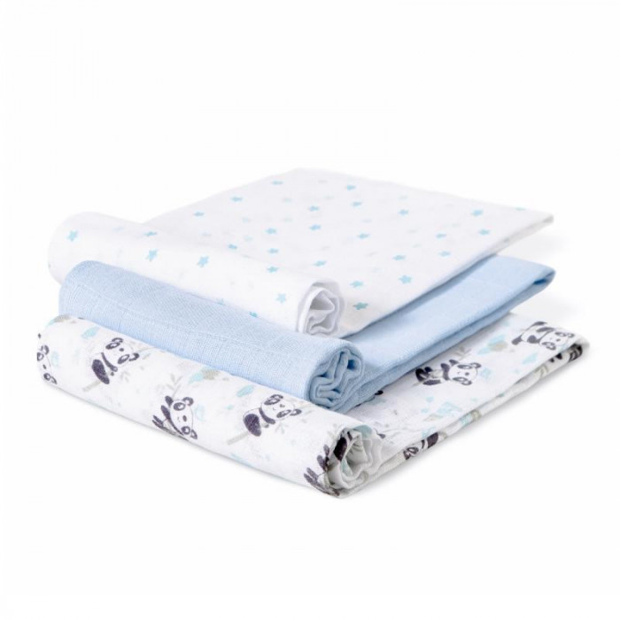 PACK 3 GASAS PANDA CELESTE