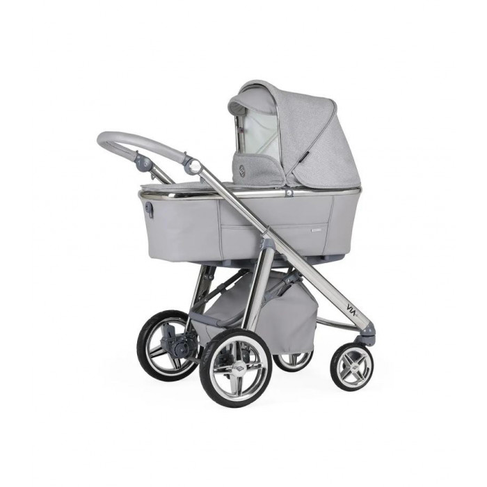 COCHE BEBECAR VIA PLUS CROMADO PP185...