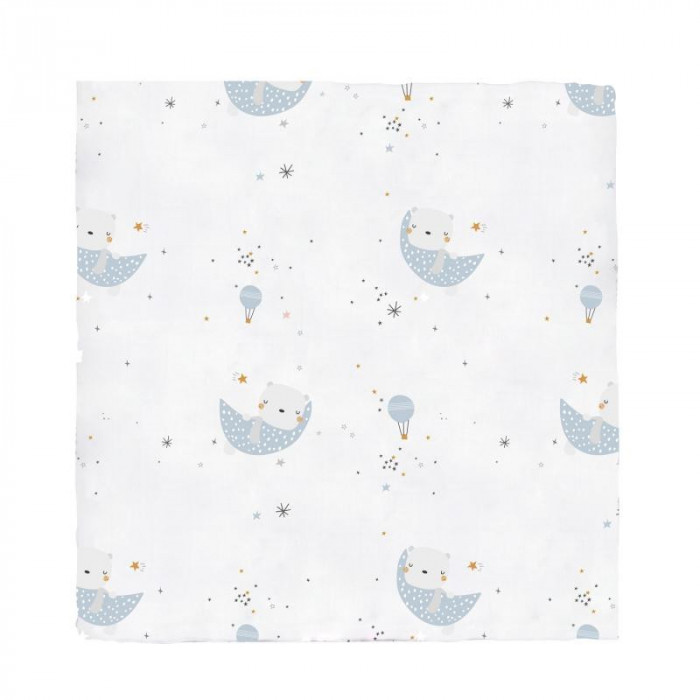 MUSELINA BAMBU 606 OSITO CHIC CELESTE...