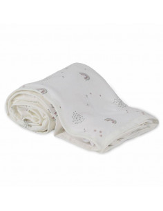 MUSELINA BAMBU RAINBOW ROSA...