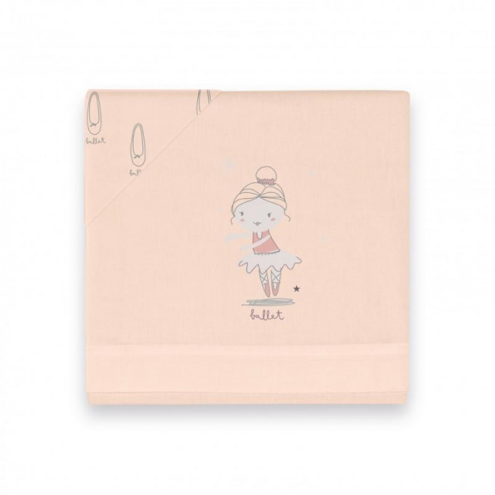 J.SAB CUNA ALGODON 100% 505 BALLET ROSA
