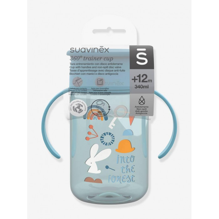 VASO 360º 340ML FOREST AZUL