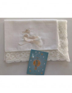 PAÑUELO MI BAUTIZO LINO...