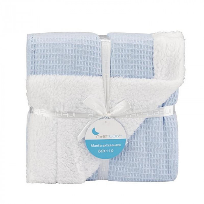 MANTA NIDO ABEJA CTE+BORREGUILLO BEIG