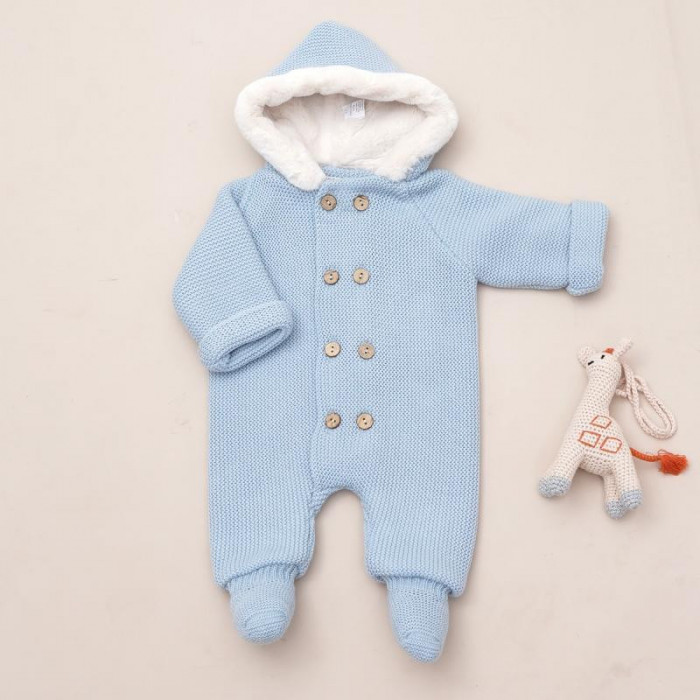 BUZO LANA CON  BOTONES CUELLO PELITO...