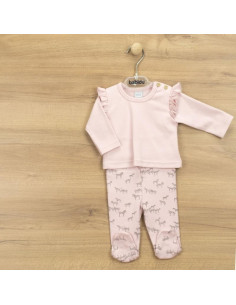 CONJ.2P ALGODON M/L CEBRAS...