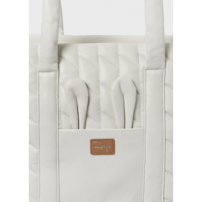 BOLSO SILLA ACOLCHADO OREJAS BEIG...