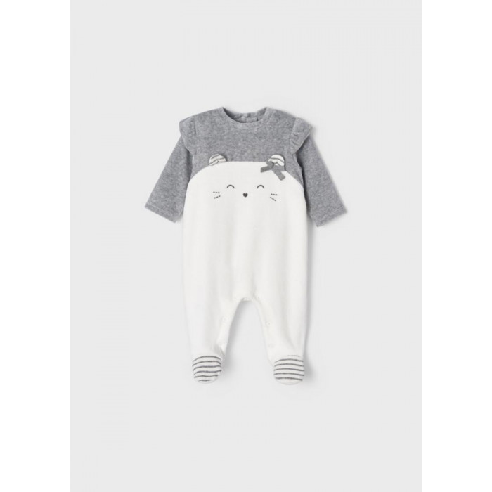 PELELE TUNDOSADO BLANCO OSITA GRIS