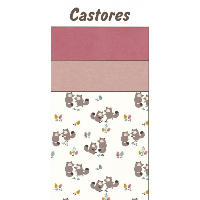 SACO SILLA PIEL CASTORES ROSA