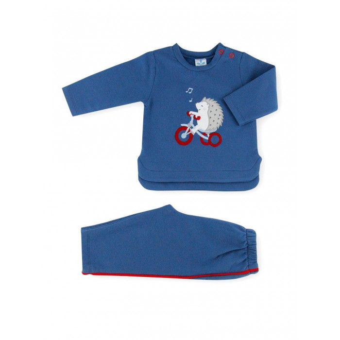 CHANDAL 2P ALGODON TRICICLO AZUL AZAFATA
