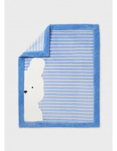 MANTA POLAR OSO RAYAS...