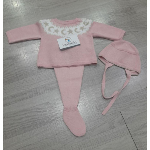 CONJ.3P LANA ROSA ONDAS BLA...