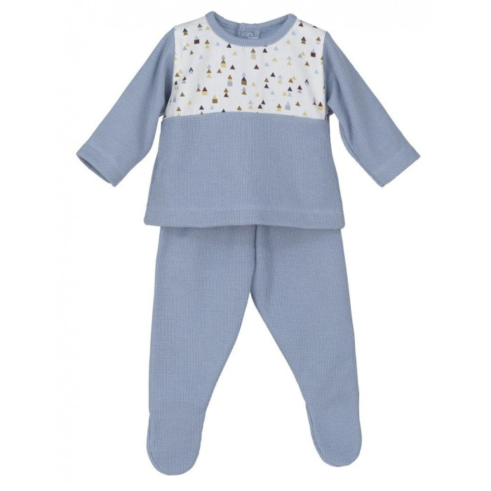 CONJ.2P M/L CANALE CASITAS AZUL