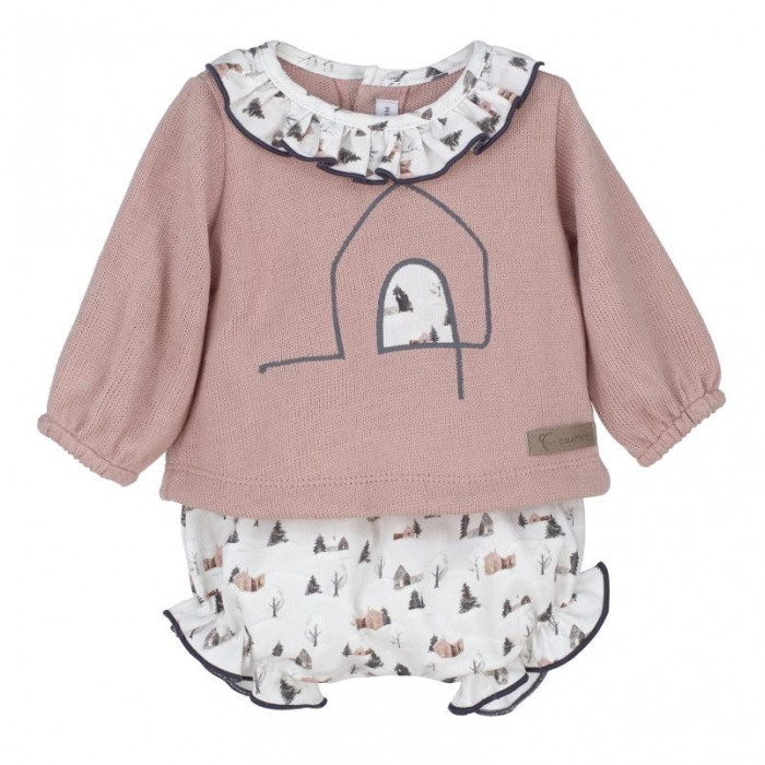 JERSEY LANA ROSA + BRAGA NIÑA ARBOLES